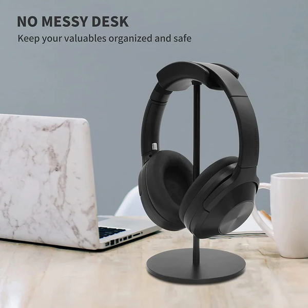 Advantages of using a dual headphone stand/mount for desk organization ...