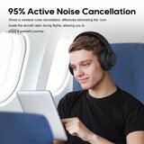NiceComfort 15 2nd- Hybrid Noise Cancelling Wireless Headphones, Bluetooth 6.0, Spatial Audio, ENC, 120Hrs