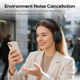 NiceComfort 15 2nd- Hybrid Noise Cancelling Wireless Headphones, Bluetooth 6.0, Spatial Audio, ENC, 120Hrs