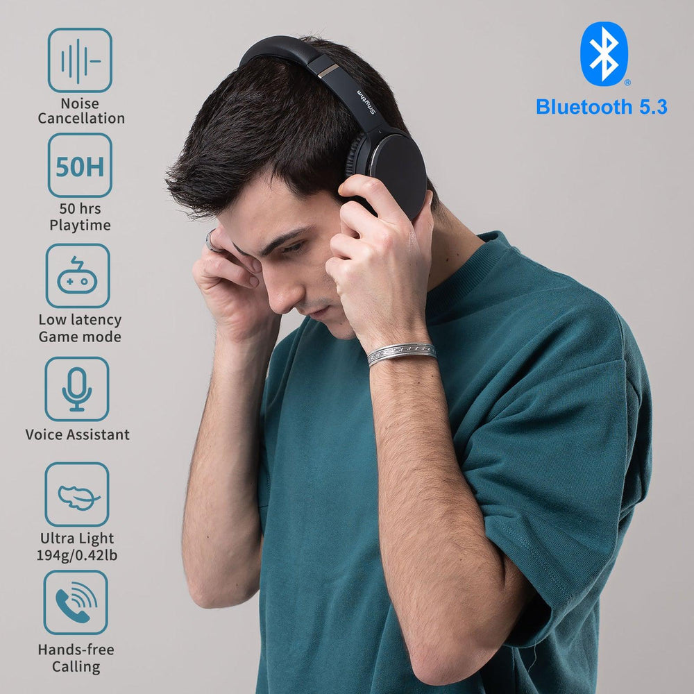 NiceComfort 25 - Foldable lightweight ANC Headphones – Srhythm