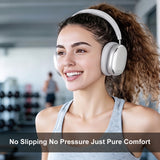 NiceComfort 95 (NC95) Hybrid Noise Cancelling Headphones Wireless Bluetooth with Transparency,ENC,HD Sound,Slim Headphones Lightweight