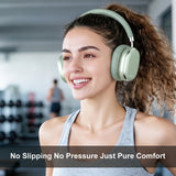 NiceComfort 95 (NC95) Hybrid Noise Cancelling Headphones Wireless Bluetooth with Transparency,ENC,HD Sound,Slim Headphones Lightweight