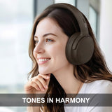 NiceComfort 35 (2nd Gen) Hybrid Noise Cancelling Headphones 4-Speakers 40kHz HD Sound,140 Hours' Ultra-long Playtime for Travel, Bluetooth 6.0, 5 Microphones ENC,Transparency,Spatial Audio,Low Latency