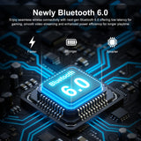 NiceComfort 35 (2nd Gen) Hybrid Noise Cancelling Headphones 4-Speakers 40kHz HD Sound,140 Hours' Ultra-long Playtime for Travel, Bluetooth 6.0, 5 Microphones ENC,Transparency,Spatial Audio,Low Latency