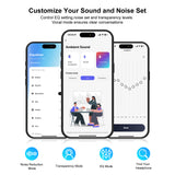NiceComfort 35 (2nd Gen) Hybrid Noise Cancelling Headphones 4-Speakers 40kHz HD Sound,140 Hours' Ultra-long Playtime for Travel, Bluetooth 6.0, 5 Microphones ENC,Transparency,Spatial Audio,Low Latency