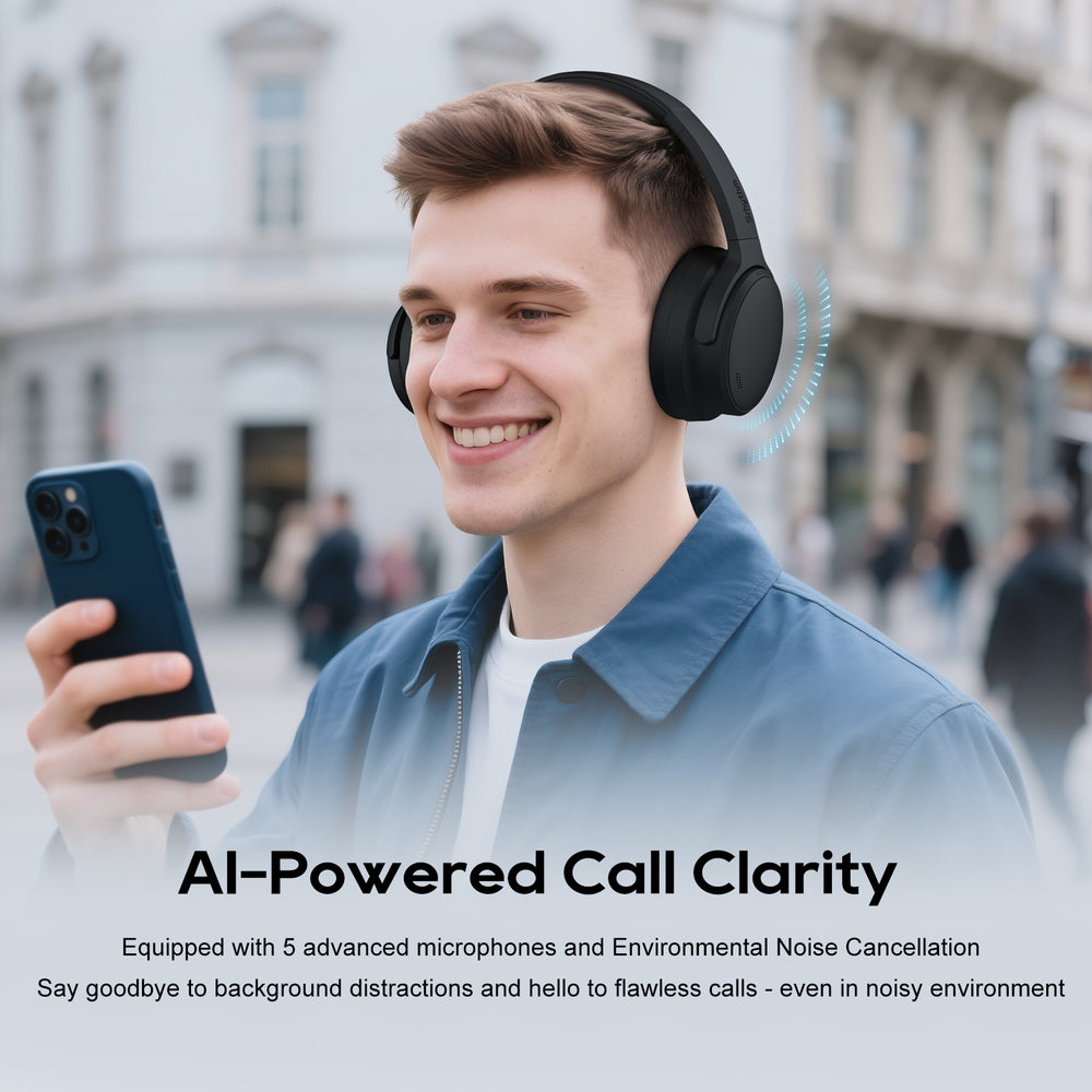 NiceComfort 35 2nd-Hybrid Noise Cancelling Headphones, with ENC, Transparency,  Spatial Audio, 140H Playtime