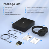 NiceComfort 35 2nd-Hybrid Noise Cancelling Headphones, with ENC, Transparency,  Spatial Audio, 140H Playtime