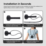 Srhythm Lanyard for K1 Portable Speaker, Cross-body Nylon Strap