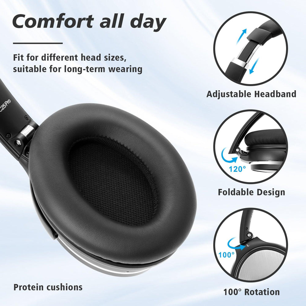 NiceComfort 25Pro - Lightweight ANC Headphones Bluetooth 5.3 - Srhythm - 