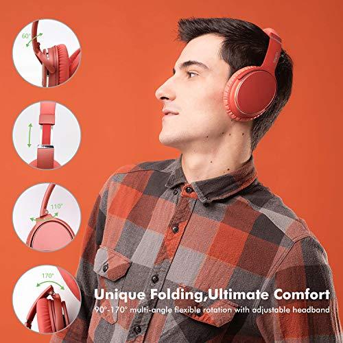 Srhythm NC25 Wireless Headphones Bluetooth 5.3,Lightweight Noise Cancelling  Headset Over-Ear with Low Latency,Game Mode